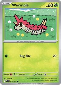 Wurmple 011/217 ASC Common - Ascended Heroes