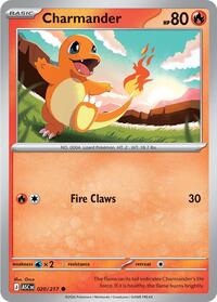 Charmander 020/217 ASC Common - Ascended Heroes