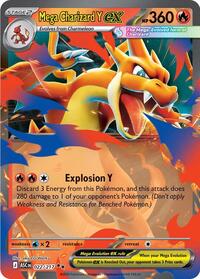 Mega Charizard Y ex 022/217 ASC Double Rare - Ascended Heroes