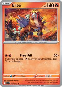 Entei 025/217 ASC Rare - Ascended Heroes