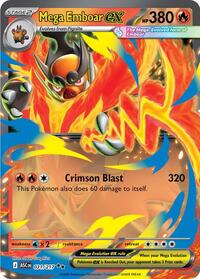 Mega Emboar ex 031/217 ASC Double Rare - Ascended Heroes