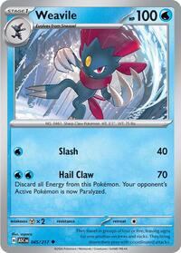 Weavile 045/217 ASC Uncommon - Ascended Heroes
