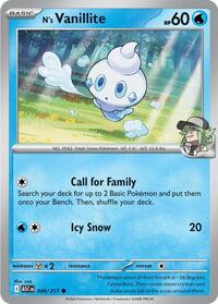 N's Vanillite 049/217 ASC Common - Ascended Heroes