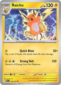 Raichu 056/217 ASC Uncommon - Ascended Heroes