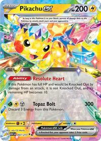 Pikachu ex 057/217 ASC Double Rare - Ascended Heroes