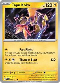 Tapu Koko 067/217 ASC Rare - Ascended Heroes