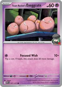 Team Rocket's exeggcute 077/217 ASC Common - Ascended Heroes