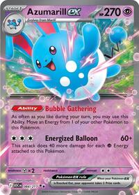 Azumarill ex 084/217 ASC Double Rare - Ascended Heroes