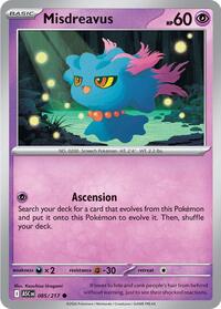 Misdreavus 085/217 ASC Common - Ascended Heroes