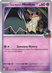 Team Rocket's Mimikyu 097/217 ASC Uncommon - Ascended Heroes