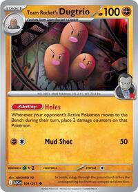 Team Rocket's Dugtrio 101/217 ASC Uncommon - Ascended Heroes