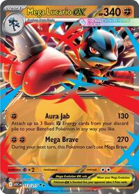Mega Lucario ex 113/217 ASC Double Rare - Ascended Heroes
