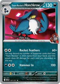 Team Rocket's Honchkrow 127/217 ASC Rare - Ascended Heroes