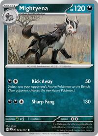Mightyena 129/217 ASC Uncommon - Ascended Heroes