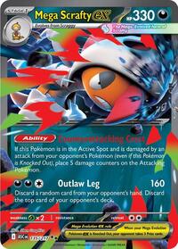 Mega Scrafty ex 135/217 ASC Double Rare - Ascended Heroes