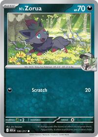 N's Zorua 136/217 ASC Common - Ascended Heroes