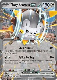 Togedemaru ex 149/217 ASC Double Rare - Ascended Heroes
