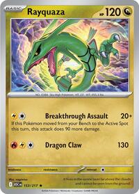 Rayquaza 153/217 ASC Rare - Ascended Heroes