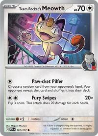 Team Rocket's Meowth 161/217 ASC Common - Ascended Heroes