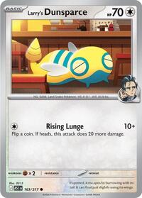 Larry's Dunsparce 163/217 ASC Common - Ascended Heroes