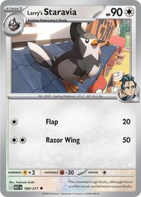 Larry's Staravia 169/217 ASC Uncommon - Ascended Heroes