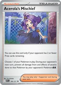 Acerola's Mischief 180/217 ASC Uncommon - Ascended Heroes