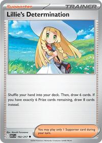 Lillie's Determination 192/217 ASC Uncommon - Ascended Heroes