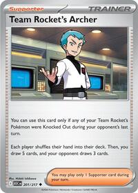 Team Rocket's Archer 201/217 ASC Uncommon - Ascended Heroes