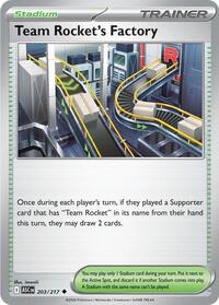 Team Rocket's Factory 203/217 ASC Uncommon - Ascended Heroes