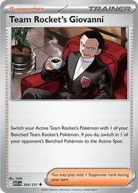 Team Rocket's Giovanni 204/217 ASC Uncommon - Ascended Heroes