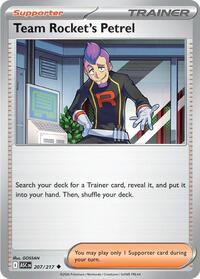 Team Rocket's Petrel 207/217 ASC Uncommon - Ascended Heroes