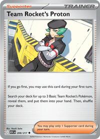 Team Rocket's Proton 208/217 ASC Uncommon - Ascended Heroes